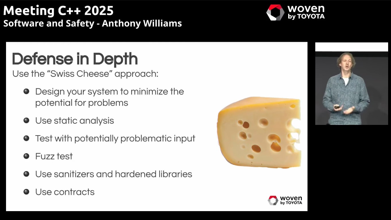 Anthony Williams - Software and safety (opening-keynote) - Swiss Cheese model