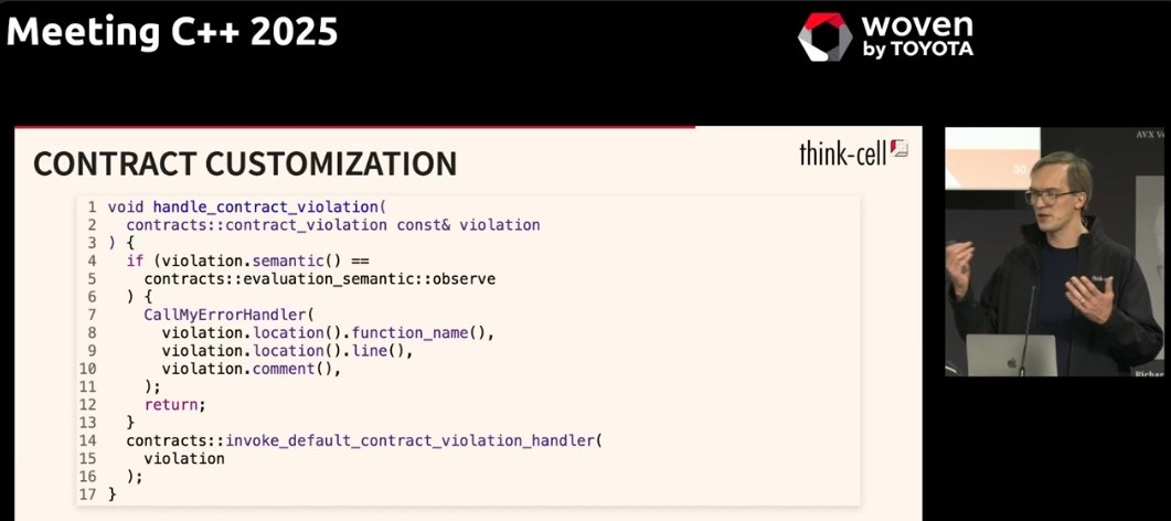 Sebastian Theophil: To Err is Human: Robust Error Handling in C++26 - contract customization