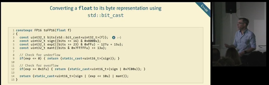 Andreas Fertig: Embedded-Friendly C++: Features That Make a Difference - bit-cast