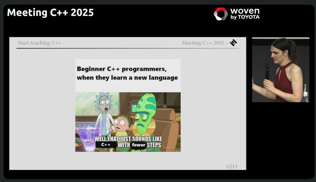 Hannah Lenk: Start teaching C++